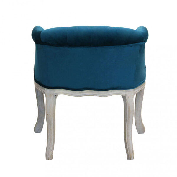 POLTRONA COREEN IN VELLUTO BLU - immagine 4