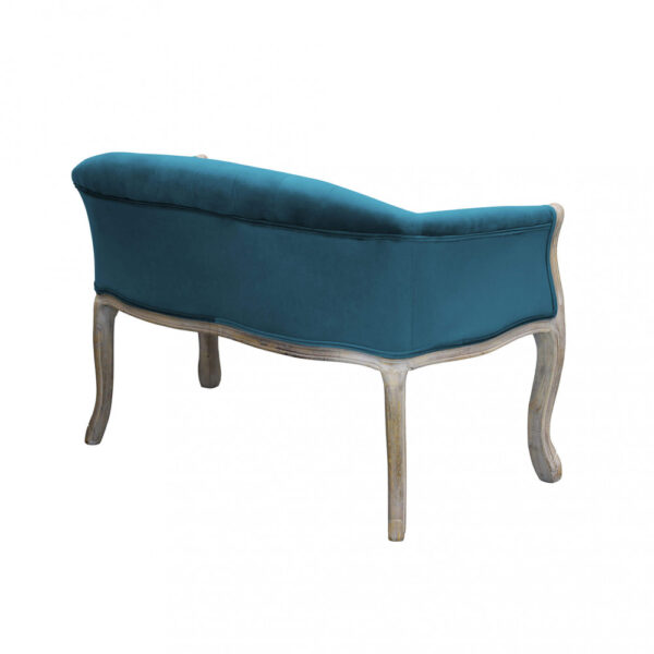 DIVANO COLEMAN IN VELLUTO BLU - immagine 3