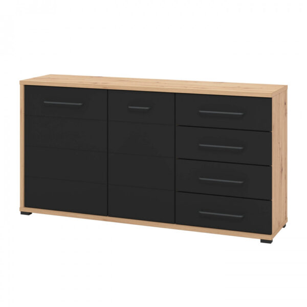 11011472 MOBILE LUSITANIA ROVERE ARTIGIANO E NERO