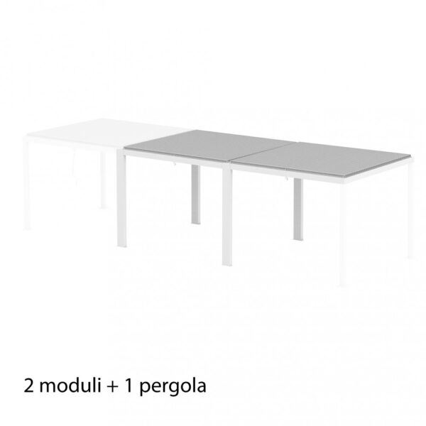 MODULO PER PERGOLA BIOCLIMATICA 3 X 3 ELLE - immagine 2