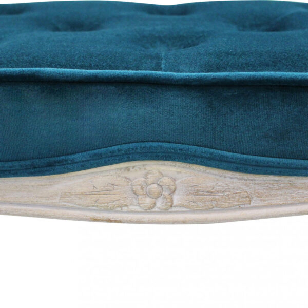 SGABELLO MARLY IN VELLUTO BLU - immagine 3