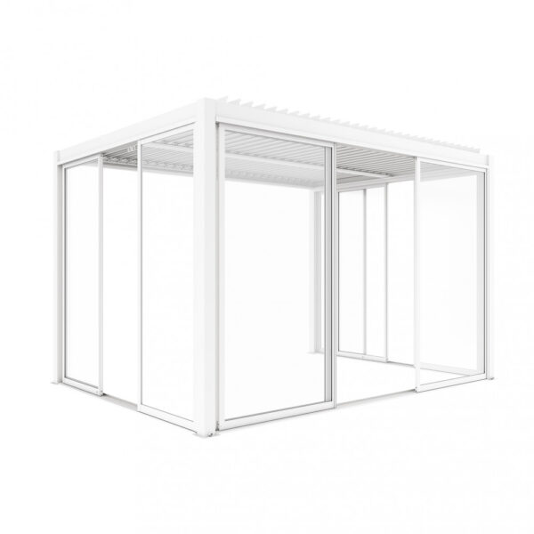 LATERALE SCORREVOLE CON VETRO PER LATO DA 4 M PERGOLA BIOCLIMATICA - immagine 2
