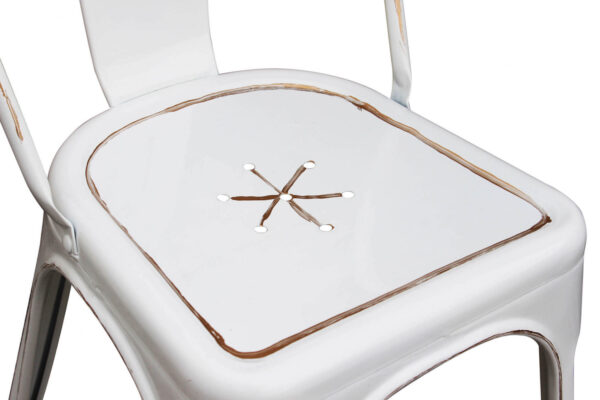 SEDIA LOLA BIANCO ANTICO - immagine 4