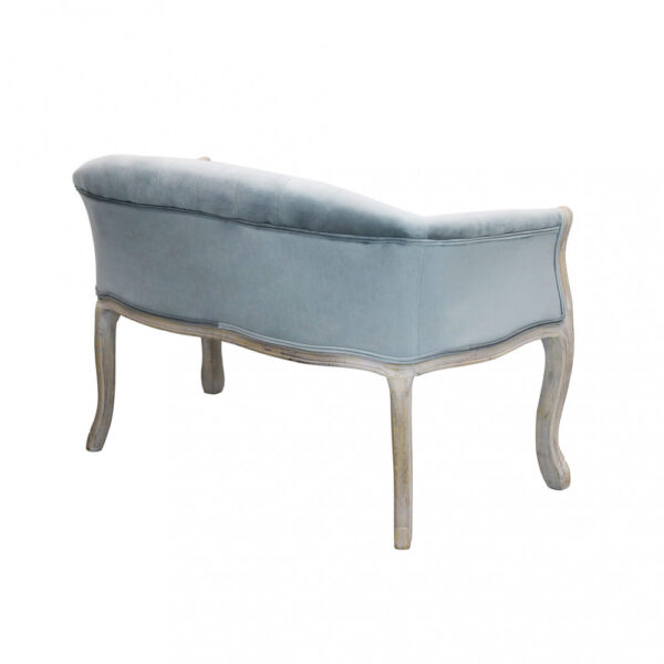 DIVANO COLEMAN IN VELLUTO GRIGIO - immagine 3
