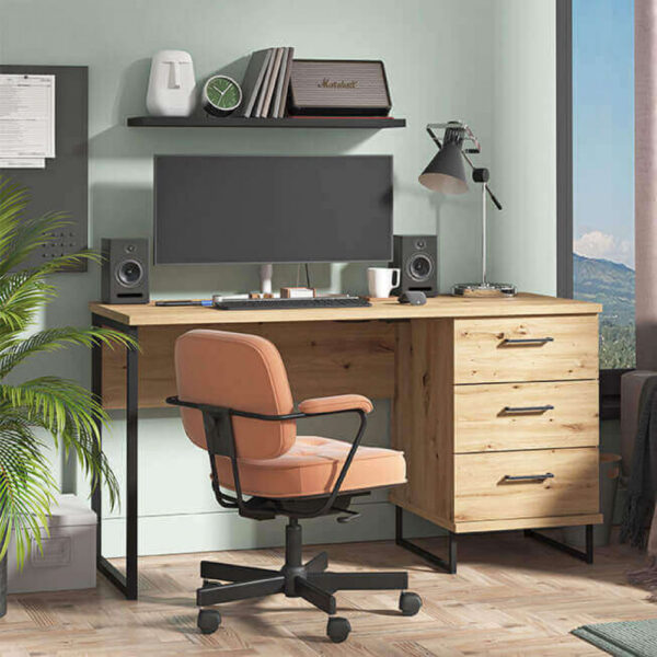 11011194 COMPUTER DESK SARDINIA ROVERE ARTIGIANO - immagine 7