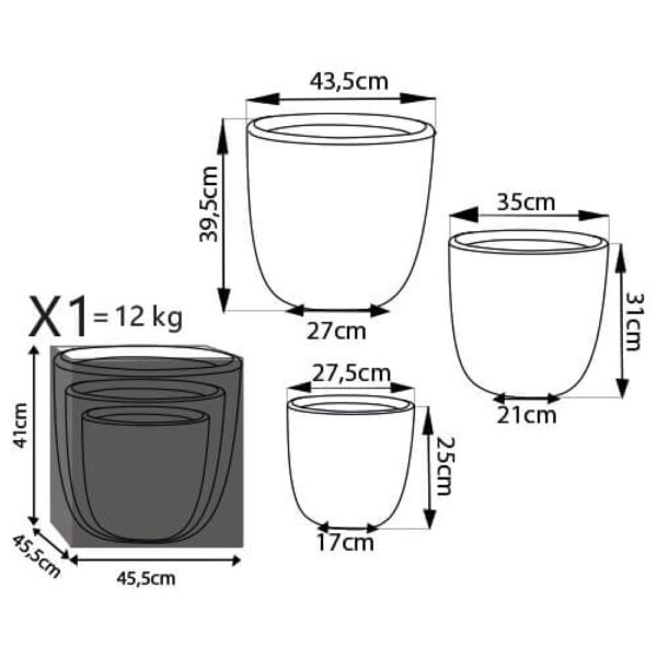 SET VASI CICLAMINO - immagine 2