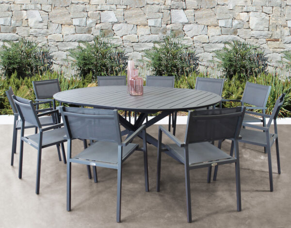 TAVOLO ROTONDO CAMELOT ALLUNGABILE 150/200 X 150 - immagine 8