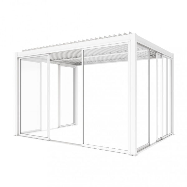 LATERALE SCORREVOLE CON VETRO PER LATO DA 3 M PERGOLA BIOCLIMATICA - immagine 2