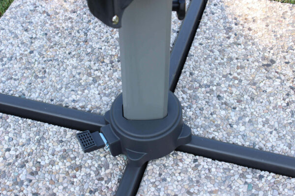 OMBRELLONE DARWIN GRIGIO P/L 3 X 4 TELO GRIGIO - immagine 4
