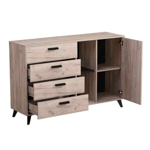 11008659 MOBILE UMBRIA ROVERE GRIGIO E NERO