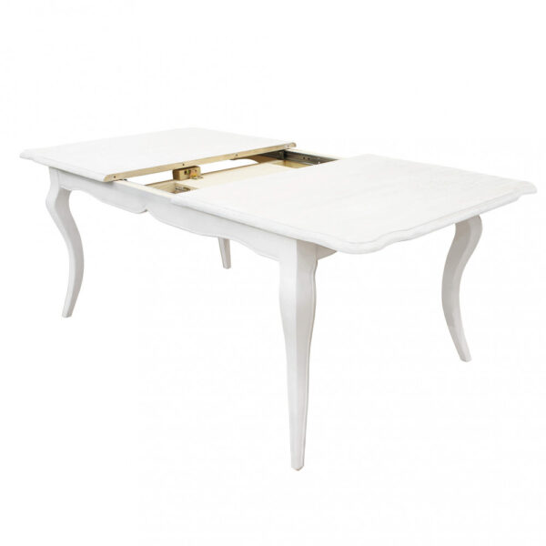 TAVOLO CROSS 160/200 X 100 BIANCO - immagine 2