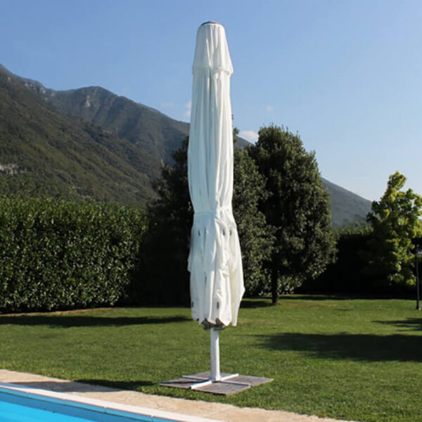 OMBRELLONE GIOVE P/C BIANCO 5 X 5 - immagine 2