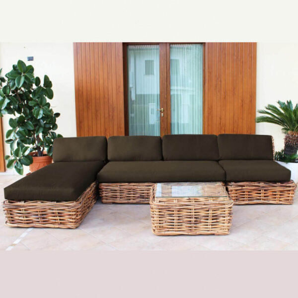 POLTRONA COMPONIBILE POLINESIA C/CUSCINI - immagine 3