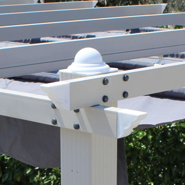 GAZEBO ASTORIA 3 X 4 TORTORA TELO GRIGIO - immagine 6