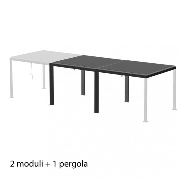 MODULO PER PERGOLA BIOCLIMATICA 3 X 3 ELLE - immagine 2