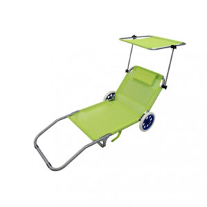 SPIAGGINA CARRELLO PIEGHEVOLE STEEL C/TETTO
