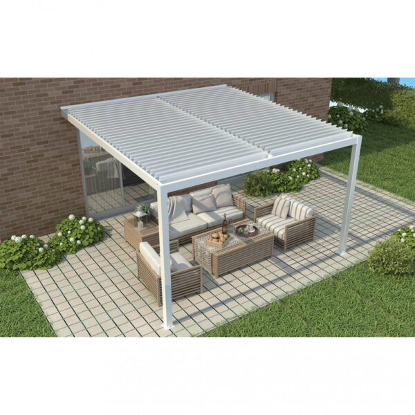PERGOLA BIOCLIMATICA 3 X 4 ADDOSSATA - immagine 7