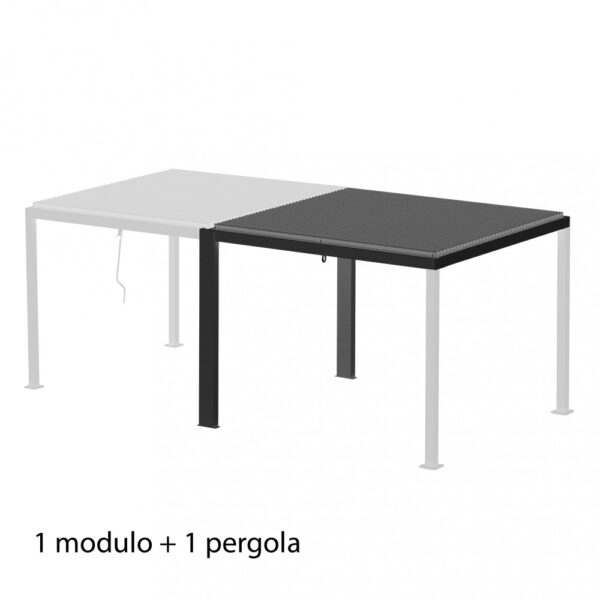 MODULO PER PERGOLA BIOCLIMATICA 3 X 3 ELLE