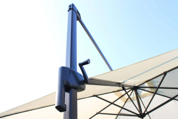 OMBRELLONE NEWTON NERO P/L 2 X 3 TELO ECRU - immagine 4