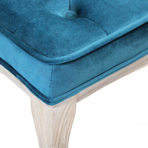 SGABELLO MARLY IN VELLUTO BLU - immagine 4