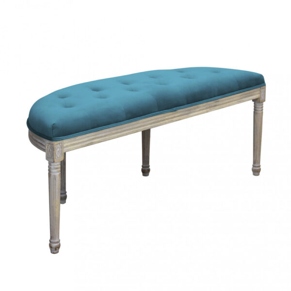 PANCA MARGI IN VELLUTO BLU - immagine 3