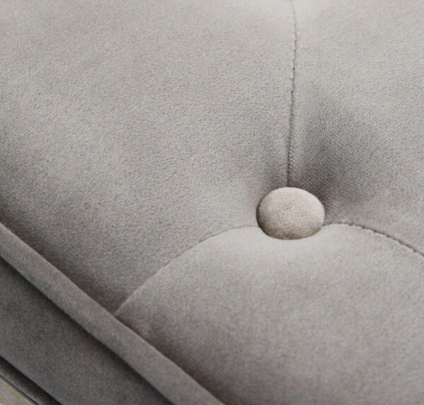SGABELLO MARLY IN VELLUTO TAUPE - immagine 4