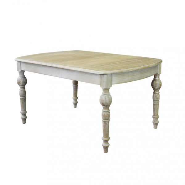 TAVOLO CROSS ROUND 150/190 X 100 NATURALE - immagine 3
