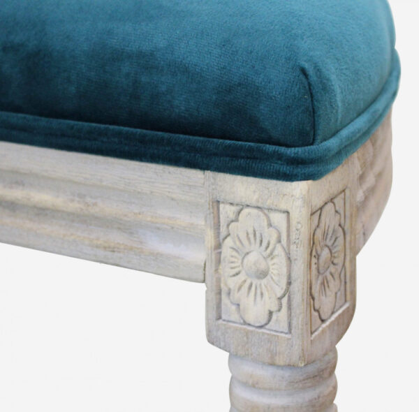 PANCA MARGI IN VELLUTO BLU - immagine 4