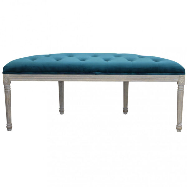 PANCA MARGI IN VELLUTO BLU - immagine 2