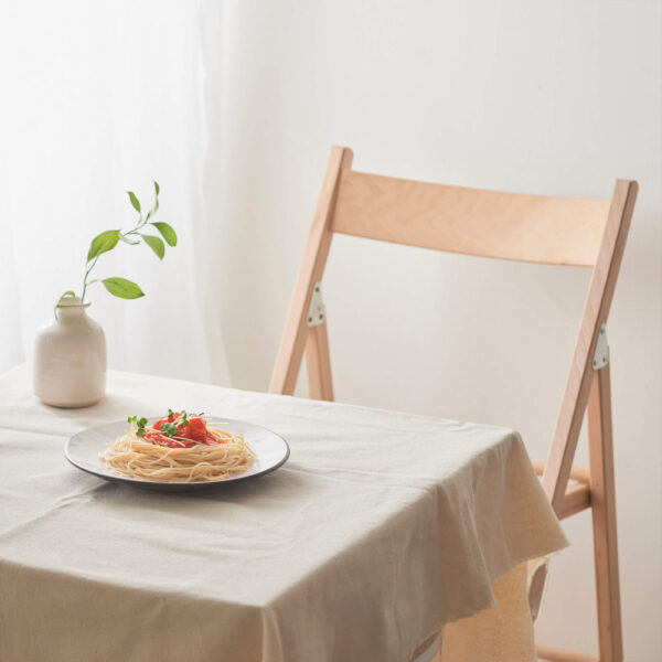 SEDIA PIEGHEVOLE COLOR NATURALE - immagine 4