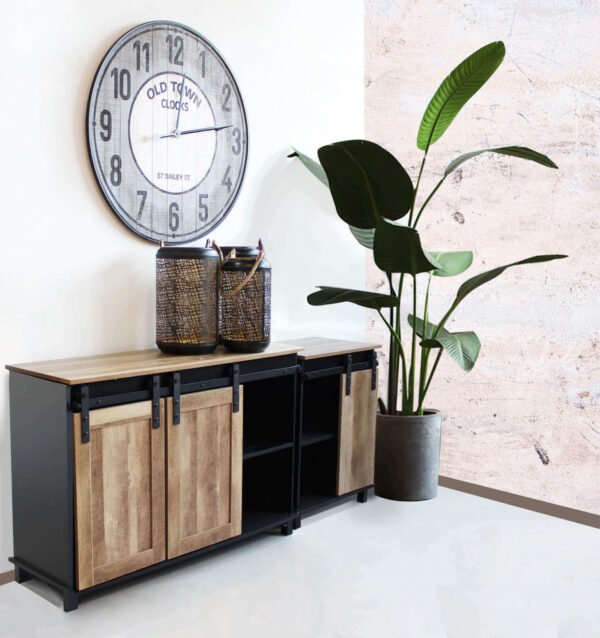 MOBILE IN LEGNO E FERRO YOURI - immagine 8