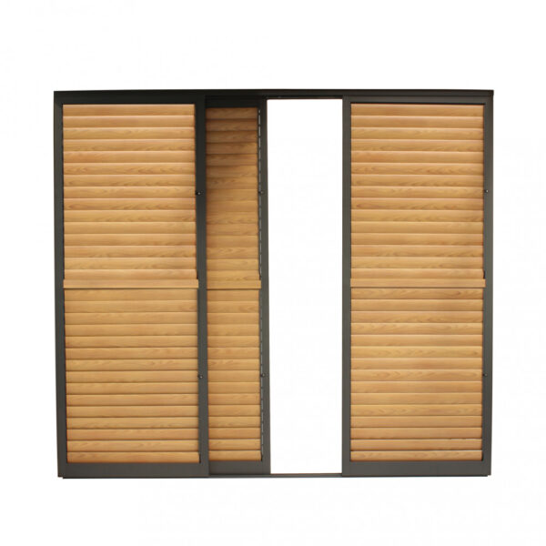 LATERALE SCORREVOLE CON LAMELLE PER LATO DA 3 M PERGOLA BIOCLIMATICA - immagine 2