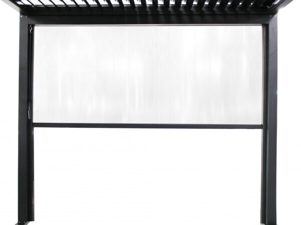 LATERALE PER LATO DA 3 M PERGOLA BIOCLIMATICA PVC - immagine 2