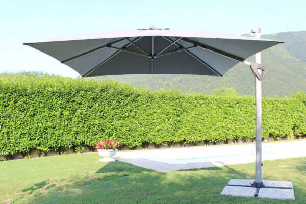OMBRELLONE DARWIN GRIGIO P/L 3 X 3 TELO GRIGIO