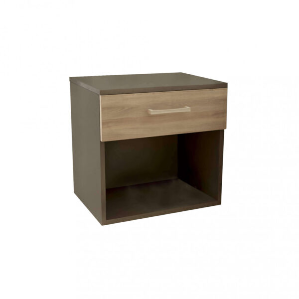 COMODINO NIGHTSTAND GRIGIO E OLMO - immagine 5