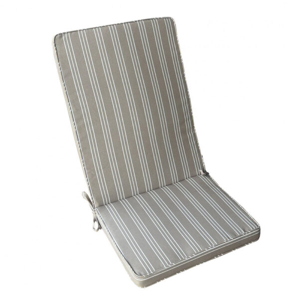 CUSCINO REAL MEDIO RIGHE TORTORA - immagine 3