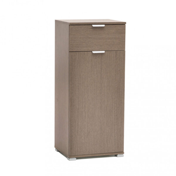 MOBILETTO CON 1 ANTA E 1 CASSETTO ROVERE GRIGIO - immagine 3