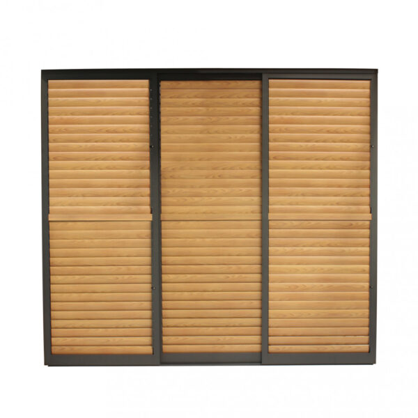 LATERALE SCORREVOLE CON LAMELLE PER LATO DA 3 M PERGOLA BIOCLIMATICA - immagine 4