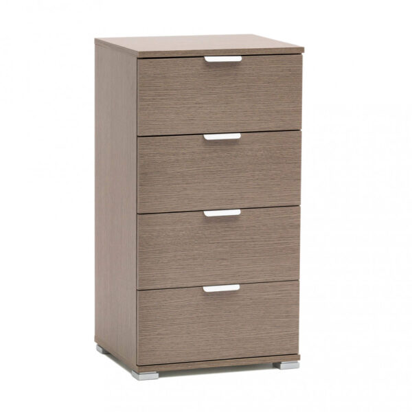 MOBILETTO 4 CASSETTI ROVERE GRIGIO - immagine 3