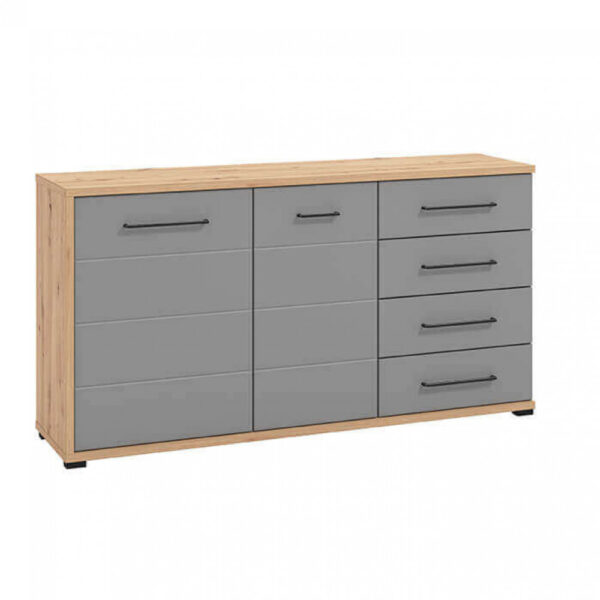 11011467 MOBILE LISABON ROVERE ARTIGIANO E GRIGIO GRAFITE - immagine 6