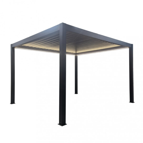 PERGOLA BIOCLIMATICA 3 X 4 MOTORIZZATA CON LED - immagine 6