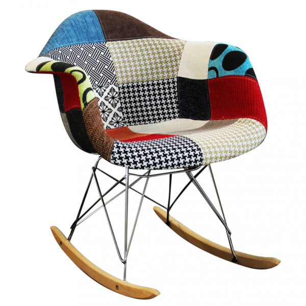 POLTRONA DONDOLO MORITZ PATCHWORK - immagine 7