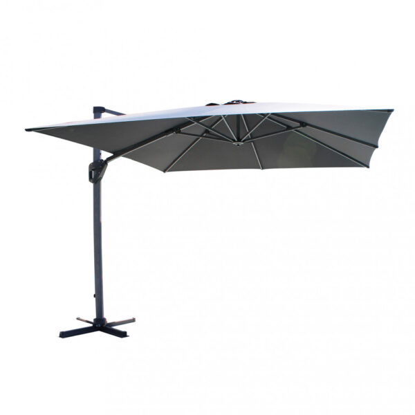 OMBRELLONE MENDEL GRGIO EFFETTO LEGNO P/L 3 X 4 GRIGIO - immagine 5