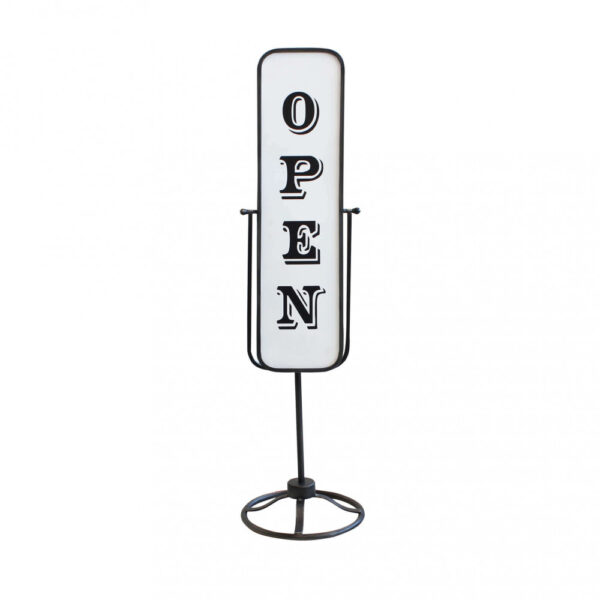 CARTELLO IN FERRO OPEN/CLOSED LAZARE - immagine 7