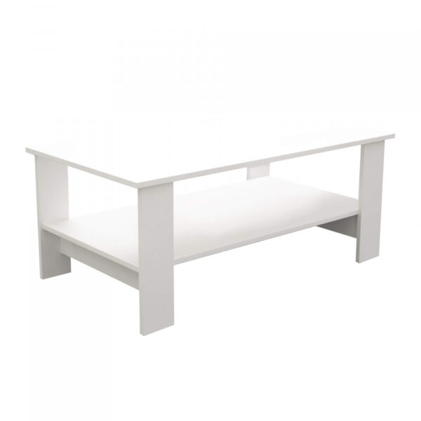 TAVOLINO SALOTTO MATCH BIANCO - immagine 3