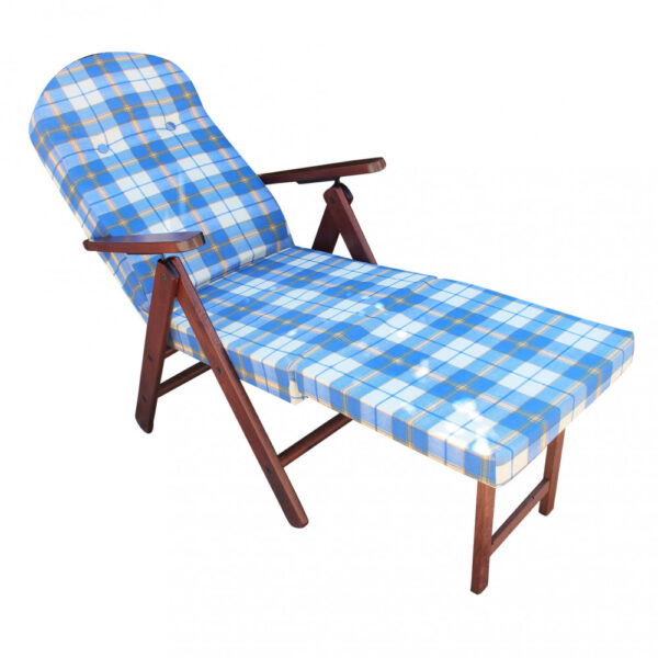 POLTRONA 4 POSIZIONI RELAX FAGGIO C/CUSCINO E PROLUNGA - immagine 4