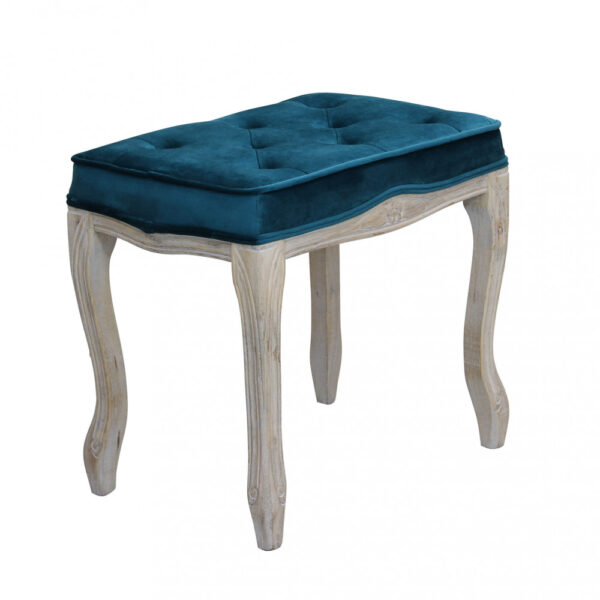 SGABELLO MARLY IN VELLUTO BLU - immagine 6
