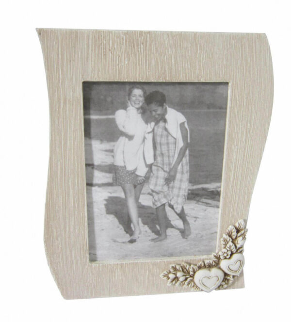 PORTAFOTO SHABBY CHIC ONDA TORTORA 10 X 15 - immagine 2