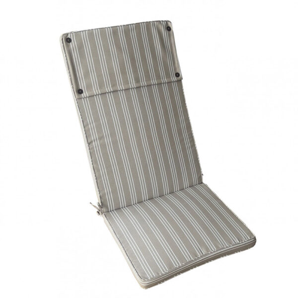 CUSCINO REAL ALTO RIGHE TORTORA - immagine 3