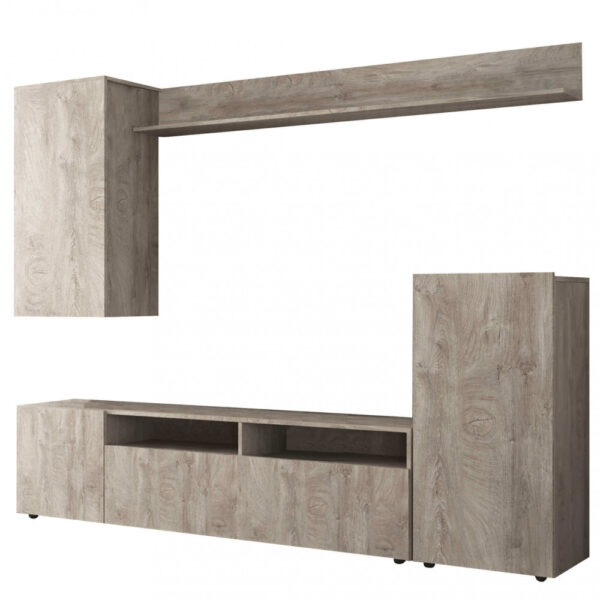 PARETE SOGGIORNO BRIDGE ROVERE CHIARO - immagine 5